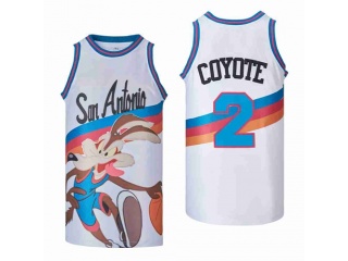 #2 COYOTE WHITE SAN ANTONIO BASKETBALL JERSEY