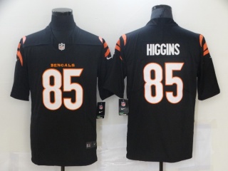 Cincinnati Bengals #85 Tee Higgins 2021 Vapor Limited Jersey Black