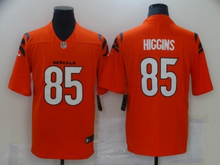 Cincinnati Bengals #85 Tee Higgins 2021 Vapor Limited Jersey Orange