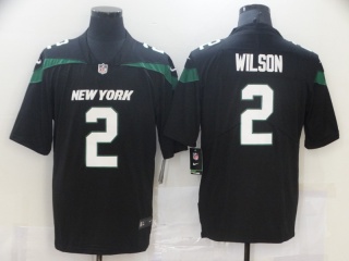 New York Jets #2 Zach Wilson Vapor Limited Jersey Black