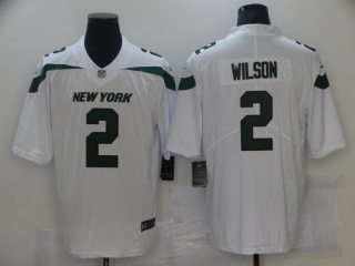 New York Jets #2 Zach Wilson Vapor Limited Jersey White