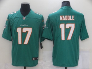 Miami Dolphins #17 Jaylen Waddle Vapor Limited Jersey Green