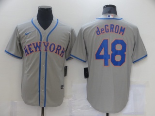 Nike New York Mets #48 Jacob deGrom Cool Base Jersey Gray