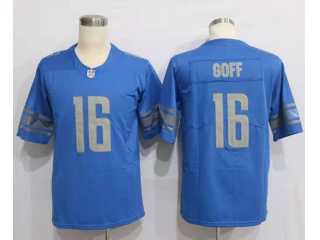 Detroit Lions #16 Jared Goff Vapor Limited Jersey Blue