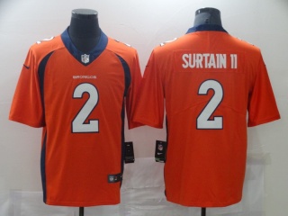 Denver Broncos #2 Pat Surtain II Vapor Limited Jersey Orange