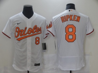 Nike Baltimore Orioles #8 Cal Ripken Flexbase Jersey White