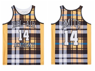 #14 Belair Academy Flannel Basketball Jersey