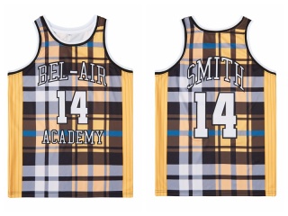 #14 Belair Academy Flannel Basketball Jersey 