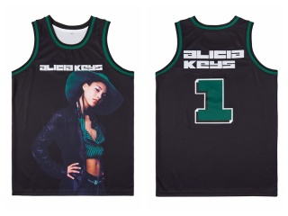 #1 Alicia Keys Basketball Jersey