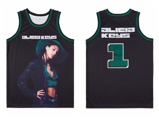 #1 Alicia Keys Basketball Jersey 