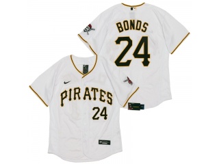 Nike Pittsburgh Pirates #24 Barry Bonds Flex Base Jersey White