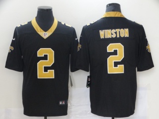 New Orleans Saints #2 Jameis Winston Vapor Limited Jersey Black