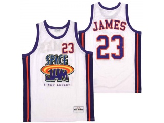 #23 Lebron James Space Jam A New Legacy Jersey White