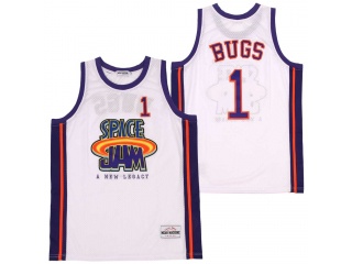 #1 Bugs Bunny Space Jam A New Legacy Jersey White