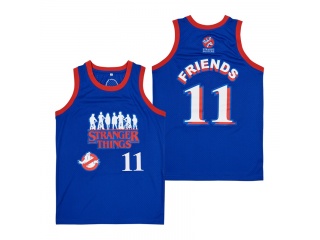 Stranger Things Busters #11 Friends Jersey Blue