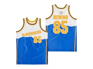 Blockbuster Be Kind & Rewind #85 Jersey Blue/White