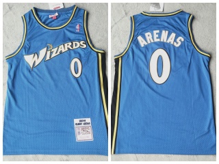 Washington Wizards #0 Gilbert Arenas 2003-04 Throwback Jersey Blue