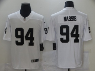 Las Vegas Raiders #94 Carl Nassib Vapor Limited Jersey White