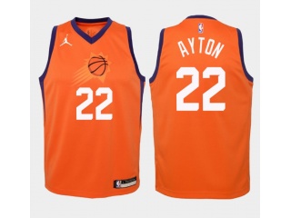 Nike Phoenix Suns #22 Deandre Ayton Jersey Orange