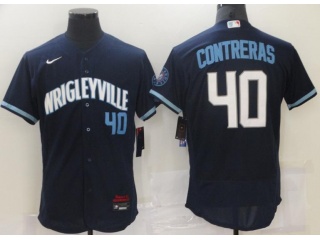 Nike Chicago Cubs #40 Willson Contreras City Flexbase Jersey Blue
