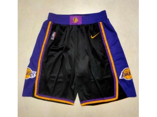 Los Angeles Lakers 2021 Earned Shorts Black