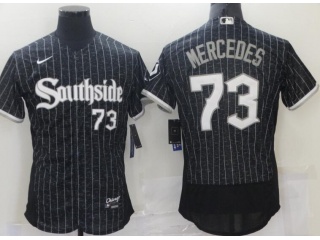 Nike Chicago White Sox #73 Yermin Mercedes Southside 2021 City Flexbase Jerseys Black