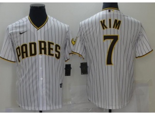 Nike San Diego Padres #7 Kim Cool Base Jersey White