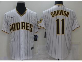 Nike San Diego Padres #11 Yu Darvish Cool Base Jersey White