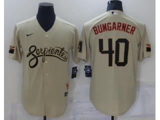 Nike San Diego Padres #40 Madison Bumgarner City Jersey Tan