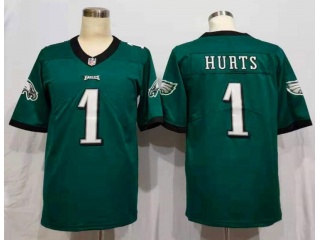 Philadelphia Eagles #1 Jalen Hurts Limited Jersey Green