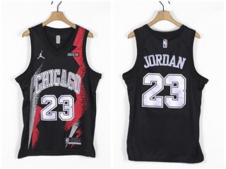 Nike Chicago Bulls #23 Michael Jordan Fashion Jersey Black