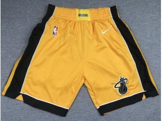 Miami Heat Earned Shorts Yellow