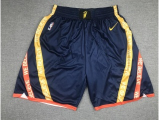 Golden State Warriors 2021 City Shorts Blue