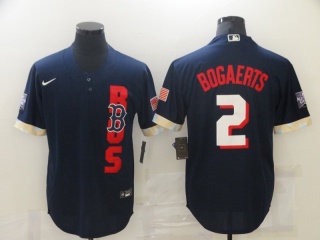 Nike Boston Red Sox #2 Xander Bogaerts 2021 All Star Cool Base Jersey Blue