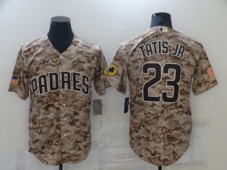 Nike Nike San Diego Padres #13 Manny Machado Cool Base Jersey Camo