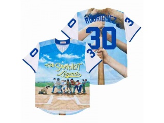 The Sandlot Legends #30 Benny 'The Jet' Rodriguez Baseball Jersey Multi