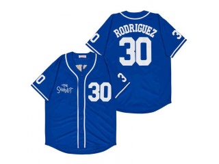 The Sandlot Legends #30 Benny 'The Jet' Rodriguez Baseball Jersey Blue
