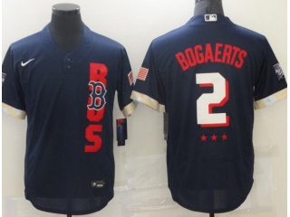 Nike Boston Red Sox #2 Xander Bogaerts 2021 All Star Flexbase Jersey Blue