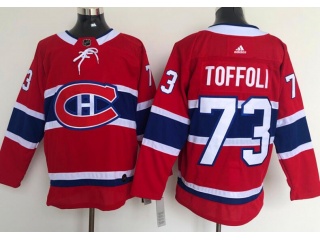 Adidas Montreal Canadiens #73 Tyler Toffoli Hockey Jersey Red