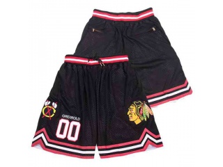 Chicago Blackhawks #00 Clark Griswold Basketball Short Black