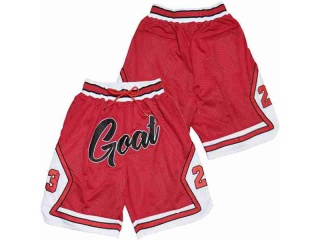 Chicago Bulls #23 Goat Short Red