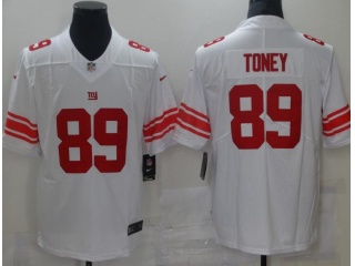 New York Giants #89 Kadarius Toney Vapor Limited Jersey White