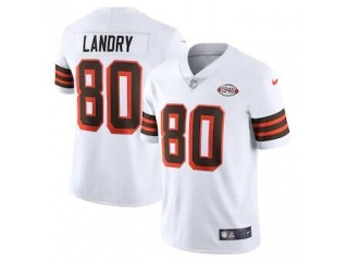 Cleveland Browns #80 Jarvis Landry 1946 Limited Jersey White