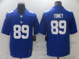 New York Giants #89 Kadarius Toney Vapor Limited Jersey Blue