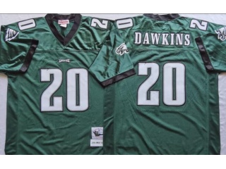 Philadelphia Eagles #20 Brian Dawkins Throwback Jersey Green
