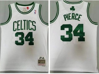 Boston Celtics #34 Paul Pierce Throwback Jersey White