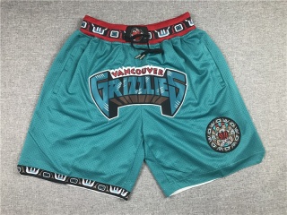 Memphis Grizzlies 2021 New Style Just Don Shorts Teal