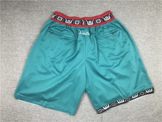 Memphis Grizzlies 2021 New Style Just Don Shorts Teal