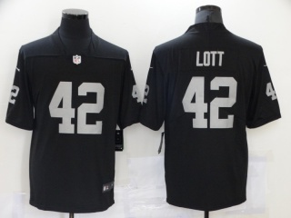 Oakland Raiders #42 Ronnie Lott Vapor Limited Jersey Black