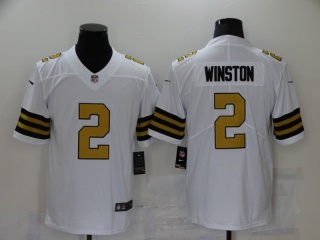 New Orleans Saints #2 Jameis Winston Color Rush Limited Jersey White